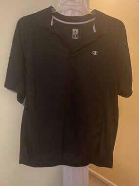 Men’s Large Champion Black Polo